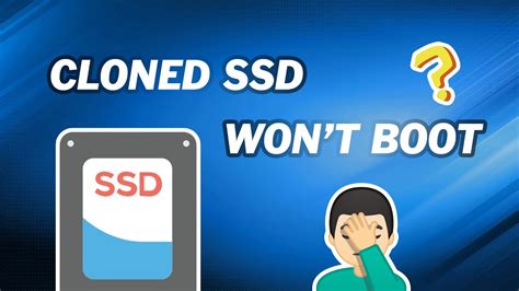 ssd won't boot after clone windows 10|make disk bootable after clone.